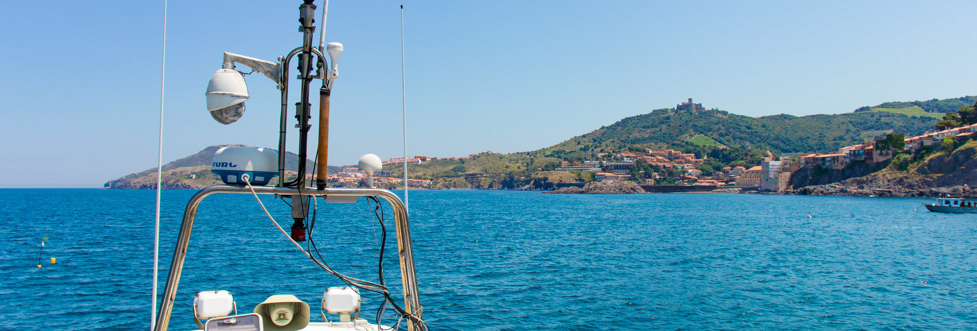 Collioure seen from the boat
